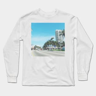 Vintage Miami Street Long Sleeve T-Shirt